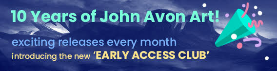 10 Years of John Avon Art! Introducing the new Early Access Club